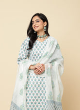 Pleasant Salwar Suit in White Colour